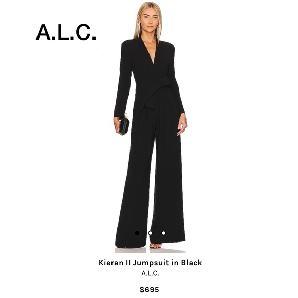 Susana Monaco Low V Jumpsuit in Black 🖤 - Picture 6 of 10